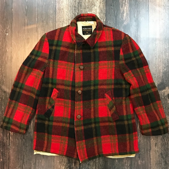 Puritan Other - PURITAN Vintage Buffalo Plaid Coat